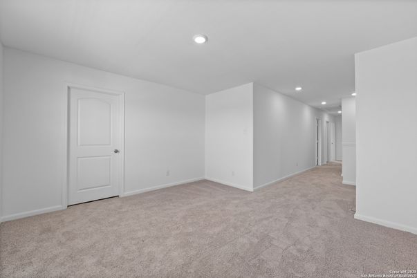 Empty room, Interior, Recessed Lighting