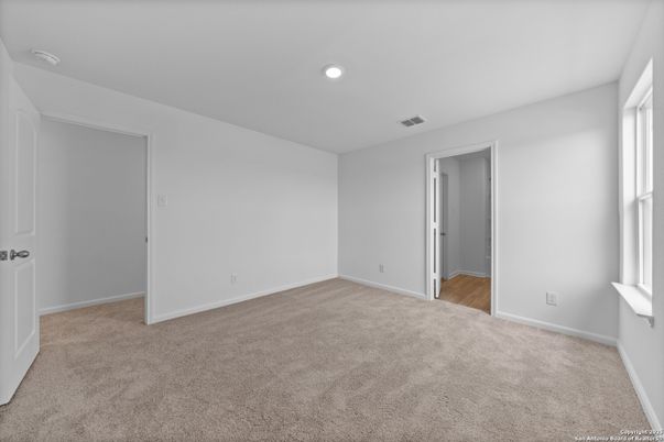 Empty room, Interior, Recessed Lighting