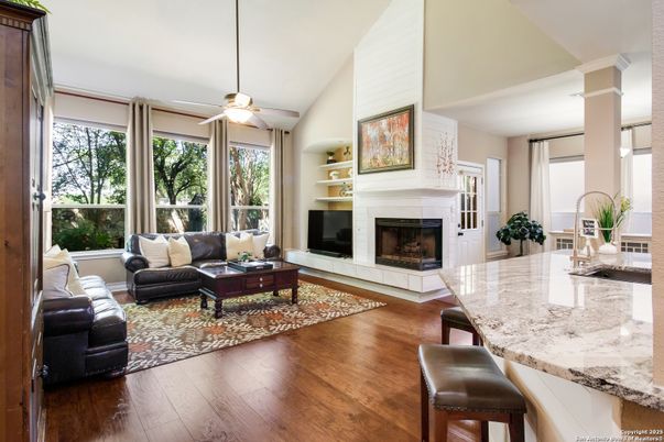 Fireplace, Interior, Living room, Wood Texture Flooring