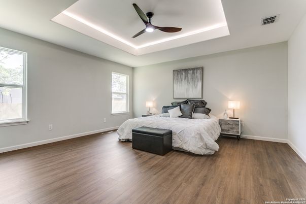 Bedroom, Interior, Wood Texture Flooring