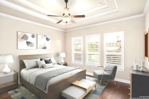 Bedroom, Interior, Wood Texture Flooring
