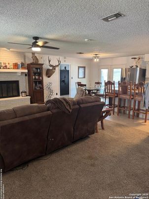 Dining room, Fireplace, Interior, Living room