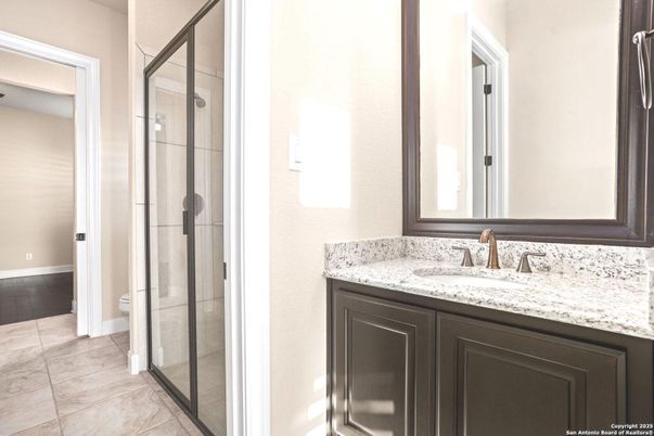 Bathroom, Glass Shower, Interior
