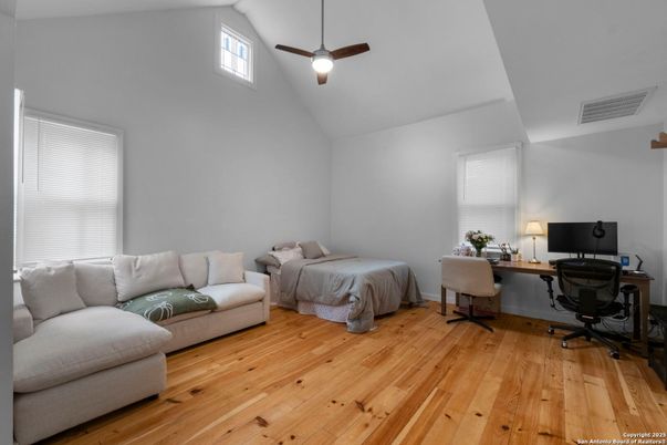 Bedroom, Home Office, Interior, Wood Texture Flooring