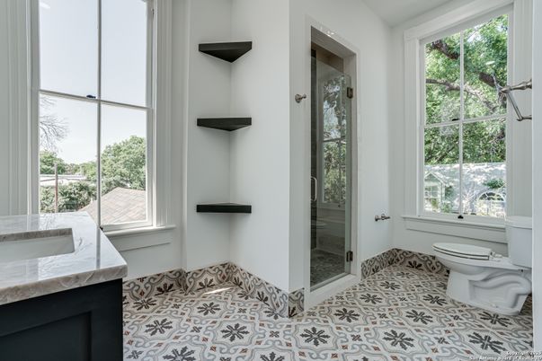 Bathroom, Glass Shower, Interior
