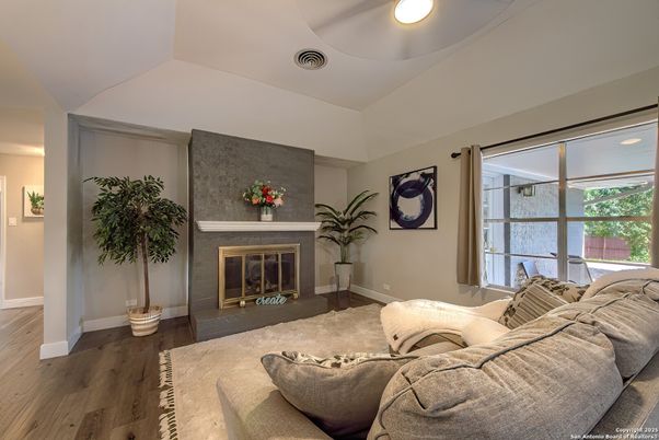 Fireplace, Interior, Living room, Wood Texture Flooring