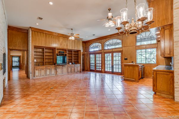 Chandelier, Interior, Recessed Lighting