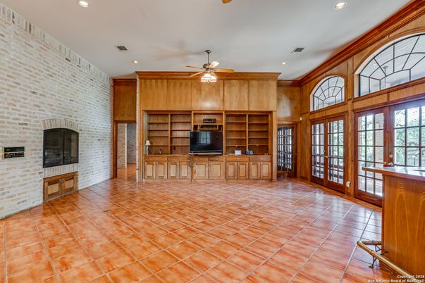 Interior, Recessed Lighting, Stone Walls
