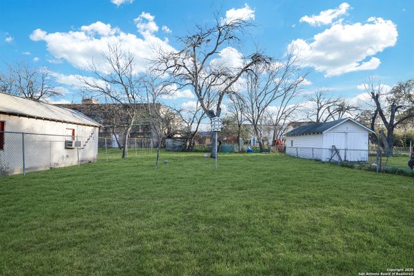 Backyard, Detached Garage, Exterior