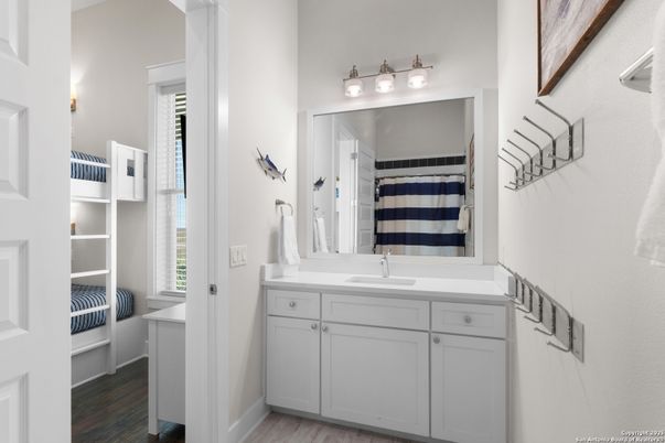 Bathroom, Interior, Wood Texture Flooring