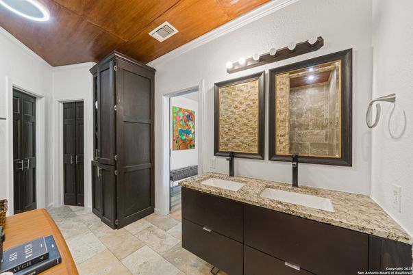 Bathroom, Interior, Wooden Ceilings