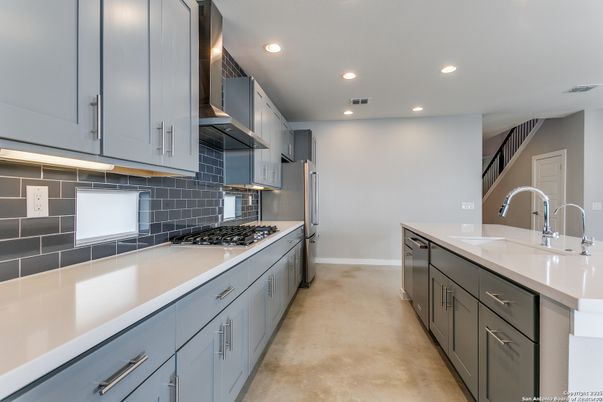 Interior, Kitchen, Recessed Lighting, Stainless Steel Appliances