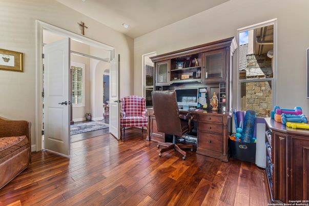 Home Office, Interior, Wood Texture Flooring