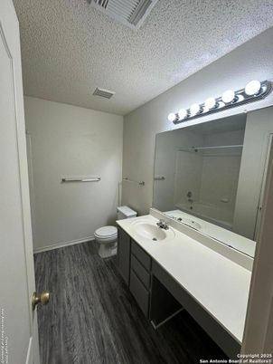 Bathroom, Dual Sink Vanities, Interior, Wood Texture Flooring
