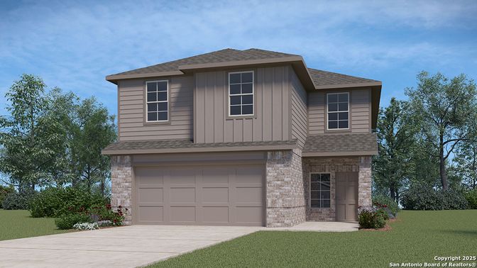 Attached, Exterior, Facade, Brick Traditional