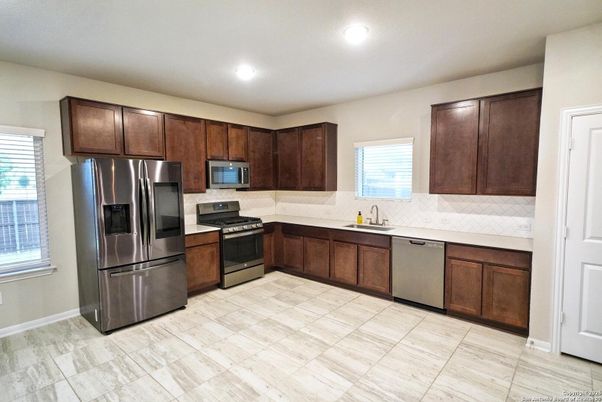 Interior, Kitchen, Recessed Lighting, Stainless Steel Appliances