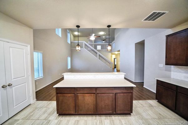 Interior, Pendant Lights, Wood Texture Flooring