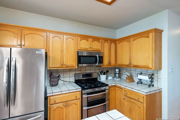 Interior, Kitchen, Tile Countertops