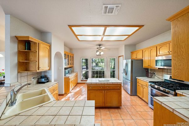 Interior, Kitchen, Tile Countertops