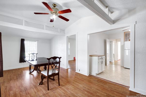 Dining room, Interior, Wood Texture Flooring