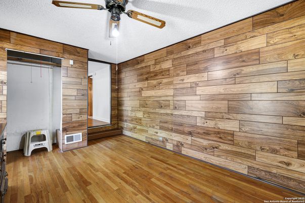Empty room, Interior, Wood Texture Flooring, Wooden Walls