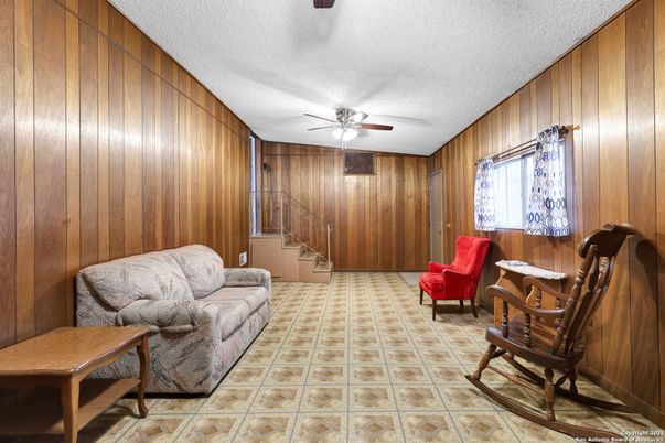 Interior, Living room, Wooden Walls