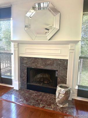 Fireplace, Interior, Wood Texture Flooring