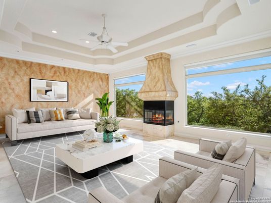 Fireplace, Interior, Living room, Recessed Lighting