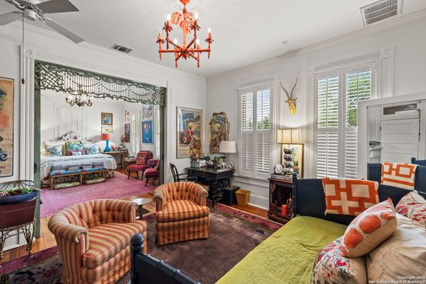 Bedroom, Chandelier, Interior, Living room