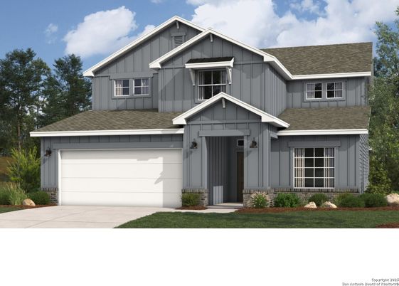 Attached, Exterior, Facade, Farmhouse