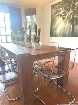Dining room, Interior, Wood Texture Flooring