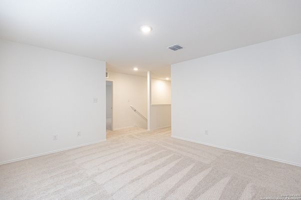 Empty room, Interior, Recessed Lighting