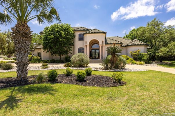 Attached, Backyard, Exterior, Facade, Mediterranean
