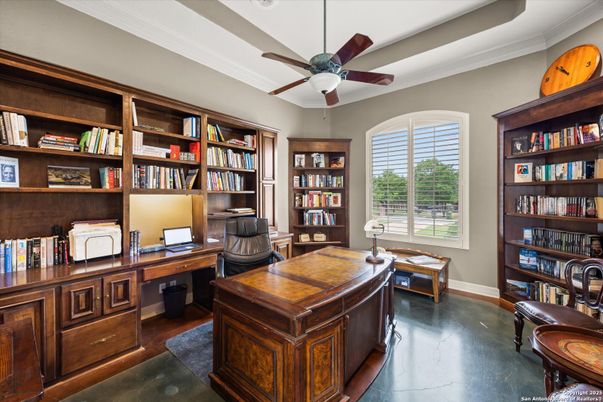 Home Office, Interior, Wood Texture Flooring