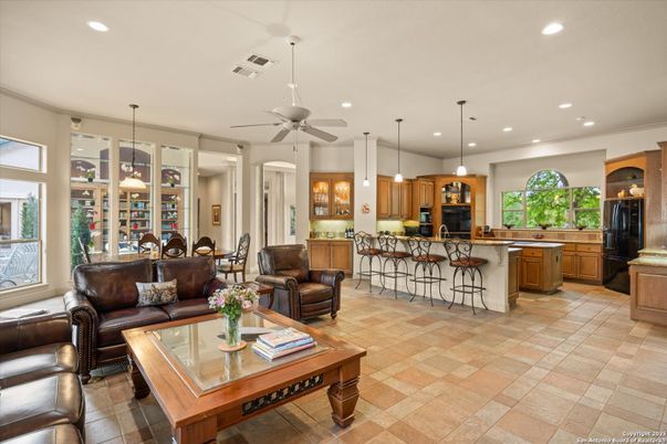 Interior, Kitchen, Living room, Pendant Lights, Recessed Lighting