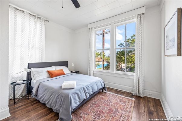 Bedroom, Interior, Wood Texture Flooring
