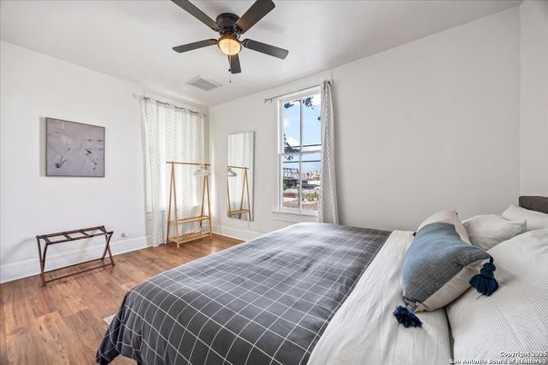 Bedroom, Interior, Wood Texture Flooring