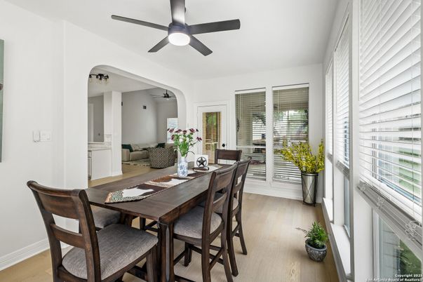 Dining room, Interior, Wood Texture Flooring