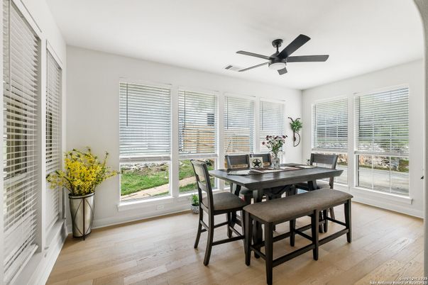 Dining room, Interior, Wood Texture Flooring
