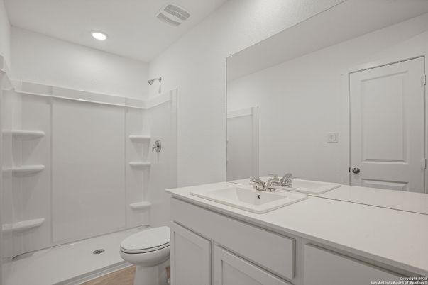 Bathroom, Interior, Recessed Lighting