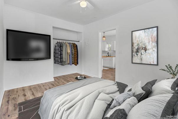 Bedroom, Interior, Wood Texture Flooring