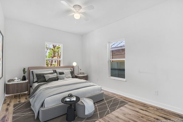 Bedroom, Interior, Wood Texture Flooring