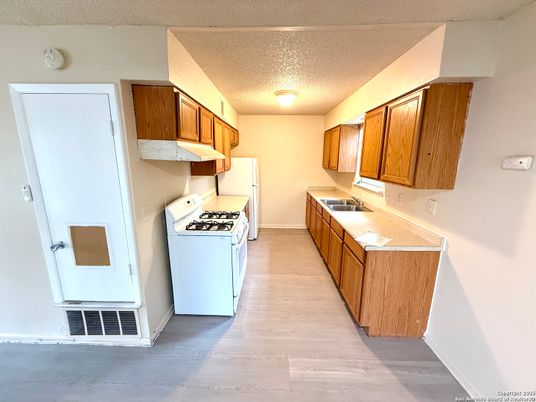 Interior, Kitchen, Wood Texture Flooring