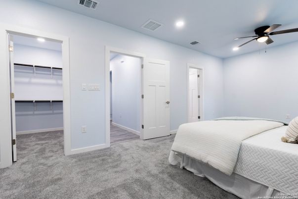 Bedroom, Interior, Recessed Lighting
