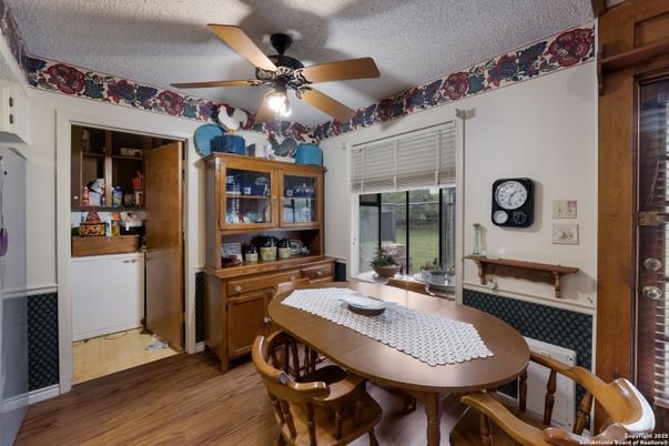 Dining room, Interior, Wood Texture Flooring