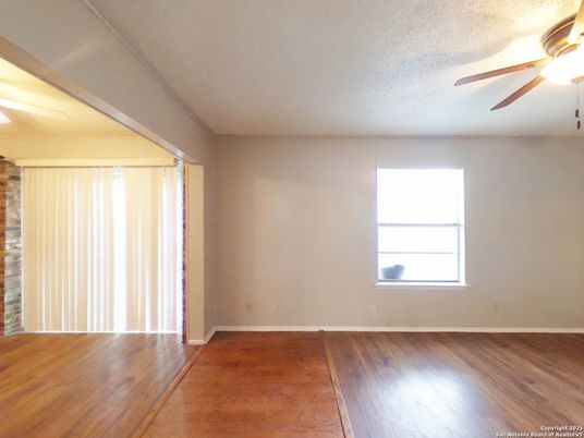 Empty room, Interior, Stone Walls, Wood Texture Flooring