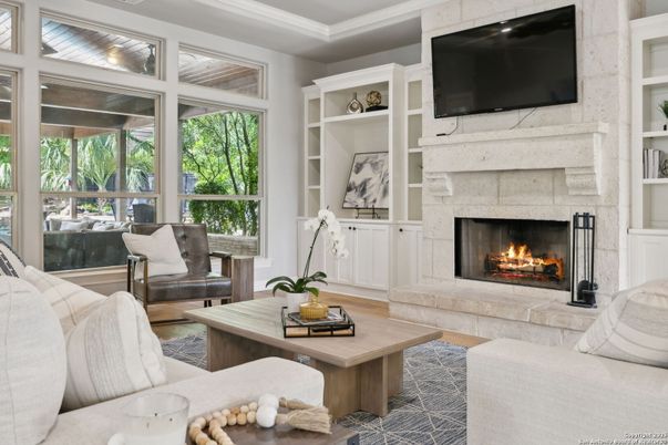 Fireplace, Interior, Living room, Wood Texture Flooring