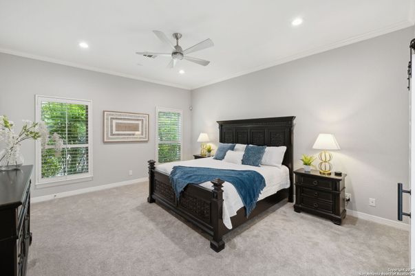 Bedroom, Interior, Recessed Lighting