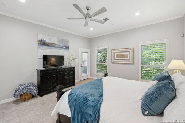Bedroom, Interior, Recessed Lighting