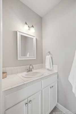 Bathroom, Dual Sink Vanities, Interior, Tile Countertops
